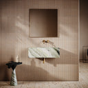 Calla Jade Green Marble Wall Mounted Basin 700mm