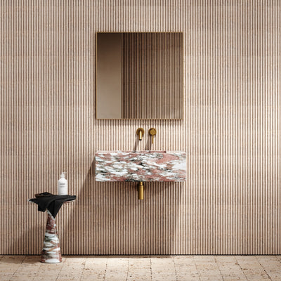 Calla Rosa Norwegian Marble Wall Mounted Basin 700mm