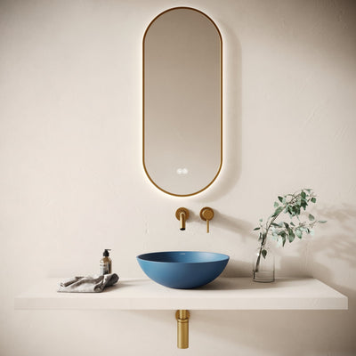Catino Azure Concrete Countertop Basin 406mm