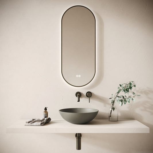 Catino Oyster Concrete Countertop Basin 406mm