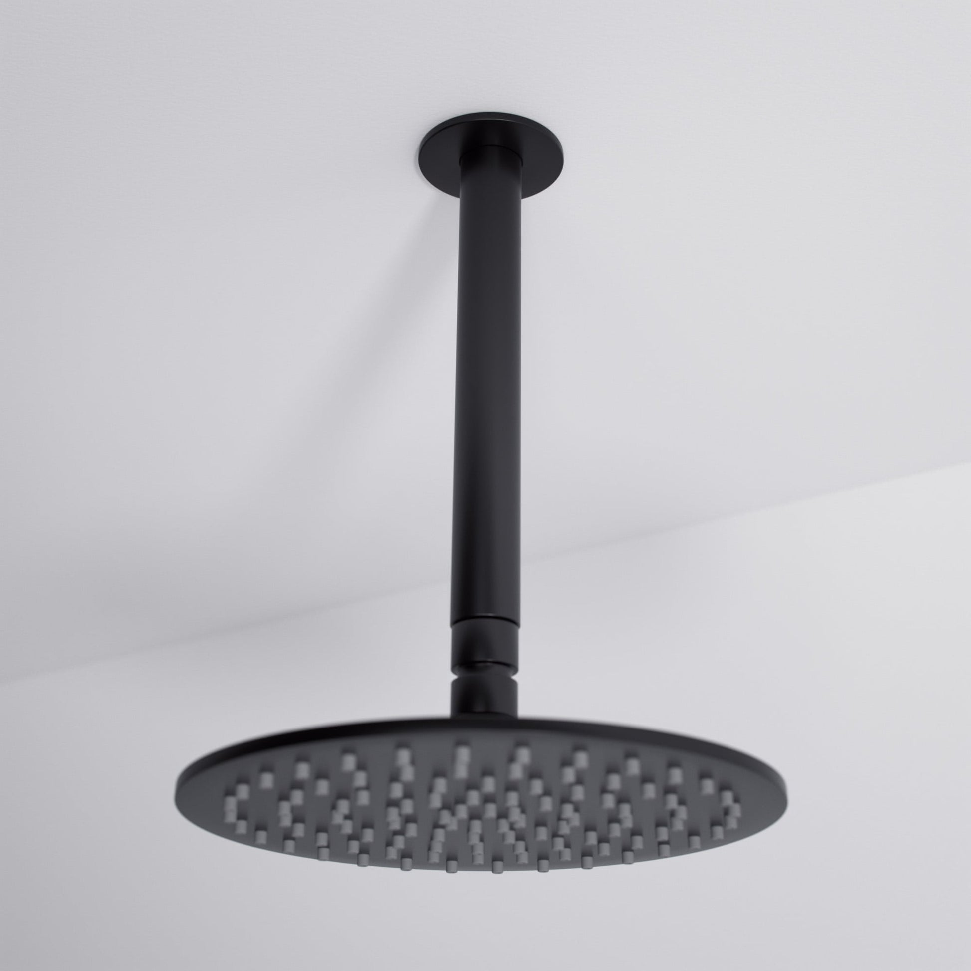Ceiling Mount Shower Arm Matte Black 200mm