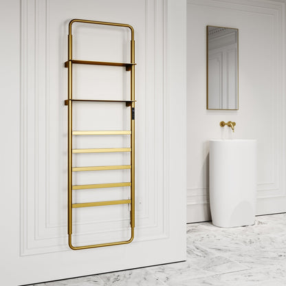 Celsius Brushed Gold Electric Heated Towel Warmer