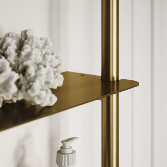 Celsius Brushed Gold Electric Heated Towel Warmer