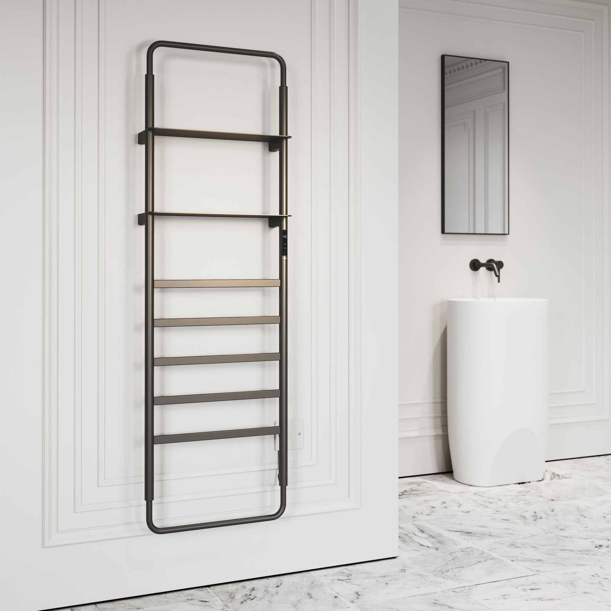 Celsius Gunmetal Electric Heated Towel Warmer