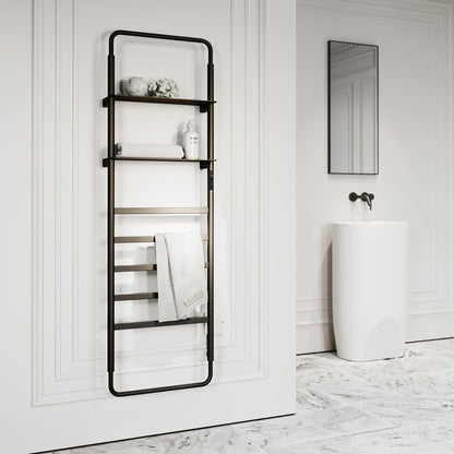 Celsius Matte Black Electric Heated Towel Warmer