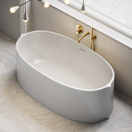 Cielo Freestanding Stone Bath 1620mm