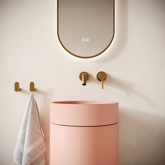 Colonna Blush Concrete Freestanding Basin 400mm