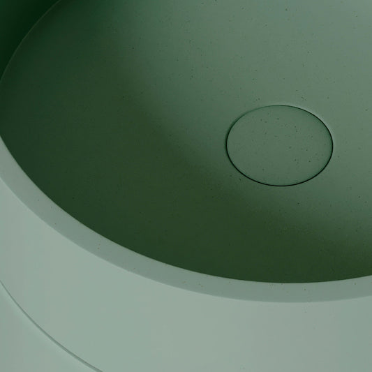 Colonna Seafoam Concrete Freestanding Basin 400mm