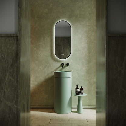 Colonna Seafoam Concrete Freestanding Basin 400mm