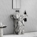Concerto Arabescato Marble Pedestal Basin 600mm