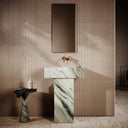 Concerto Jade Green Marble Pedestal Basin 600mm