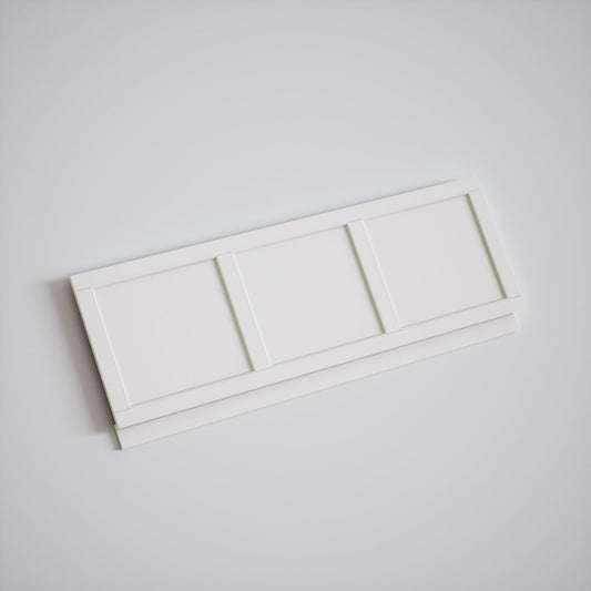 Connaught Matte Cream Wooden Adjustable Bath Front Panel 1500mm