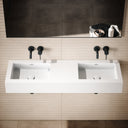 Cortini Wall Hung Double Stone Basin 1200mm