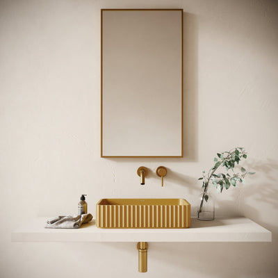 Costolato Saffron Concrete Countertop Basin 500mm