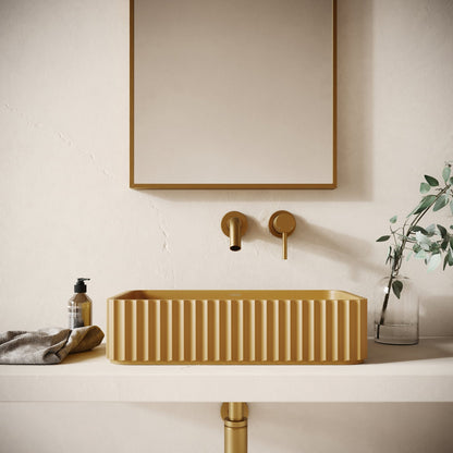 Costolato Saffron Concrete Countertop Basin 500mm