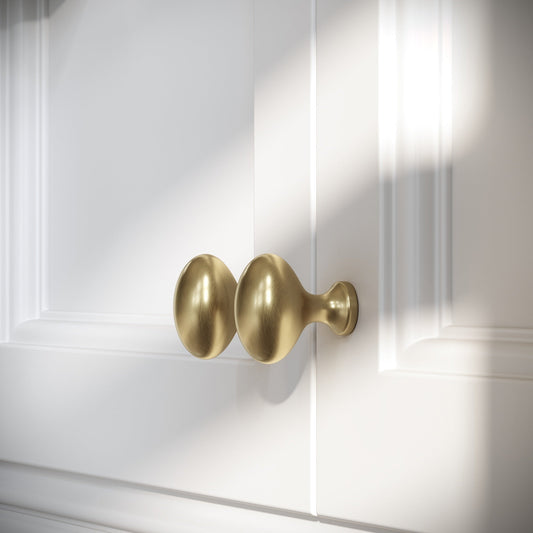 Cotswold Brushed Gold Cabinet Knob