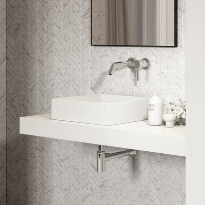 Cube Countertop Stone Basin 400mm