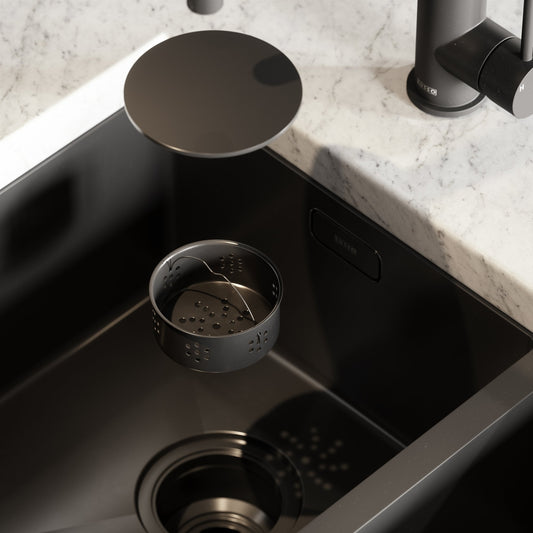 Cubo Gunmetal Black Undermount 1.5 Kitchen Sink