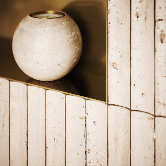 Cubox Frameless Brushed Gold Bathroom Shower Niche 600mm