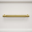 Dali Fluted Brushed Gold Pull Bar 250mm