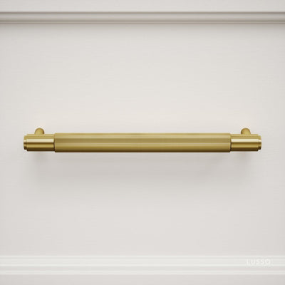 Dali Fluted Brushed Gold Pull Bar 250mm