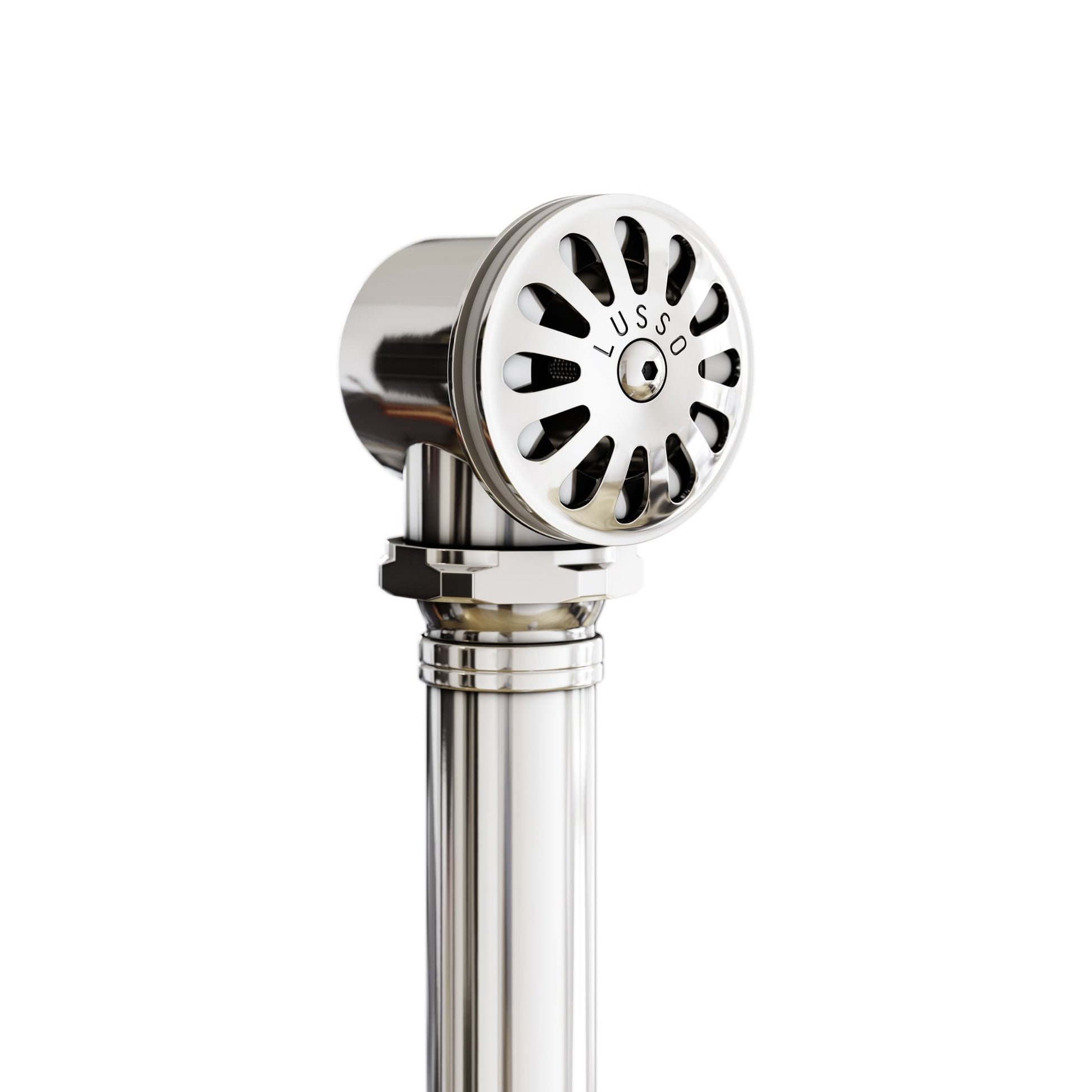 Deco Polished Nickel Low Profile Exposed Bath Overflow Waste Kit