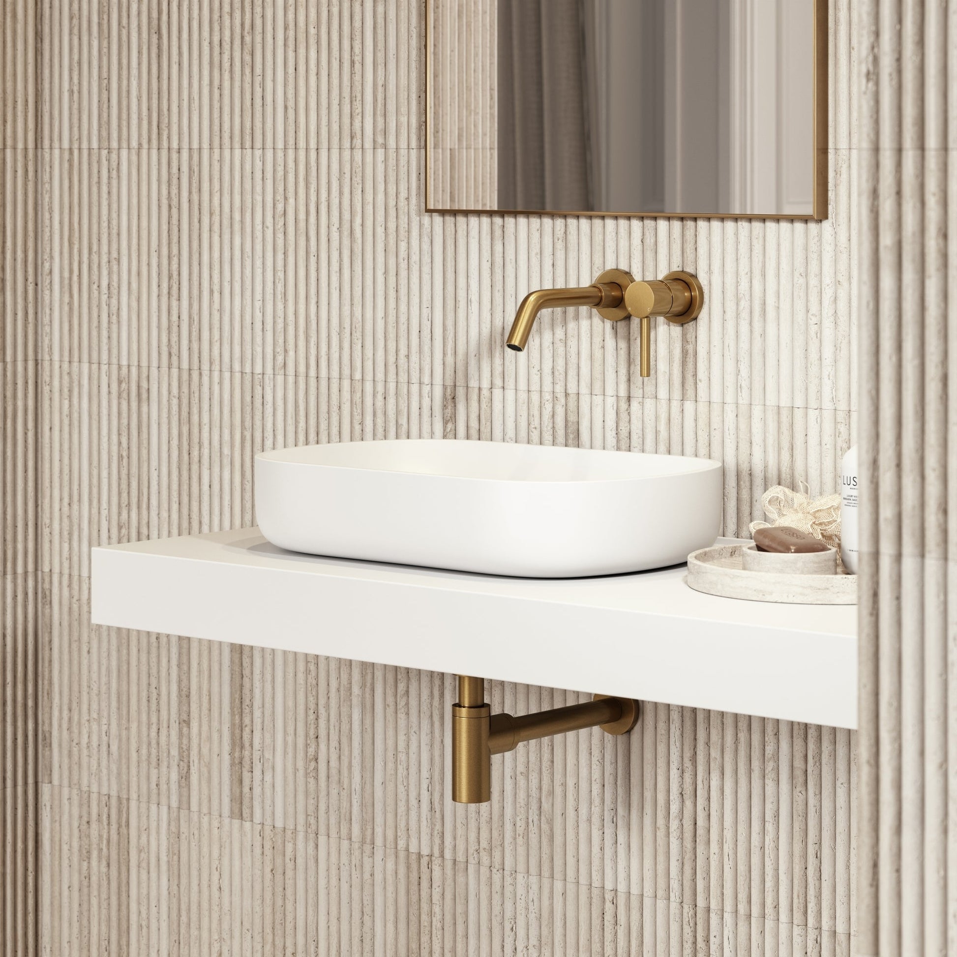 Designo Countertop Stone Basin 550mm
