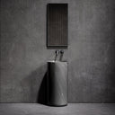 Designo Pietra Grey Marble Pedestal Basin 400mm