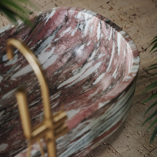 Designo Rosa Norwegian Marble Freestanding Bath 1780mm