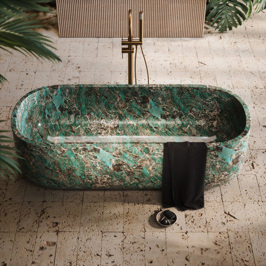 Designo Tiffany Marble Freestanding Bath 1780mm