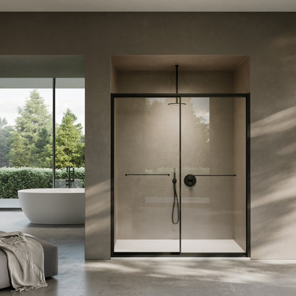 Dolce Matte Black Sliding Door with Soft Close (All Sizes)