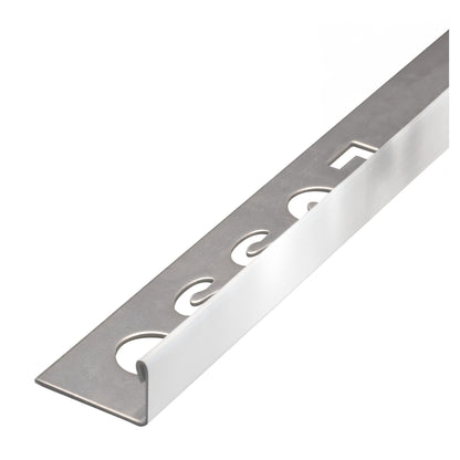 Dura Chrome Straight Edge Tile Trim (12mm x 2500mm)