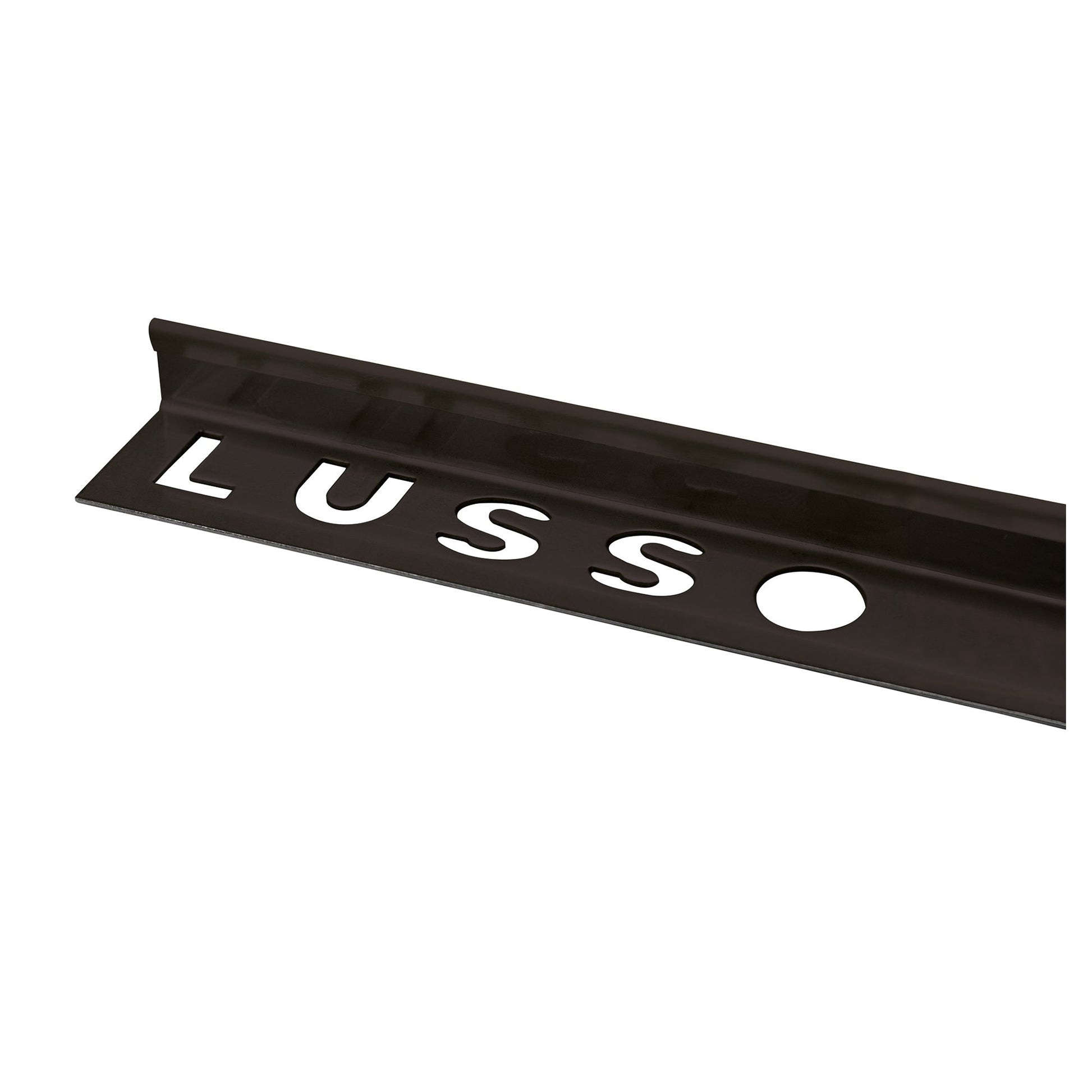 Dura Matte Black Straight Edge Tile Trim (12mm x 2500mm)