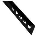 Dura Matte Black Straight Edge Tile Trim (12mm x 2500mm)