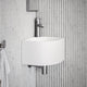 Elegant White Micro Corner Basin 300mm