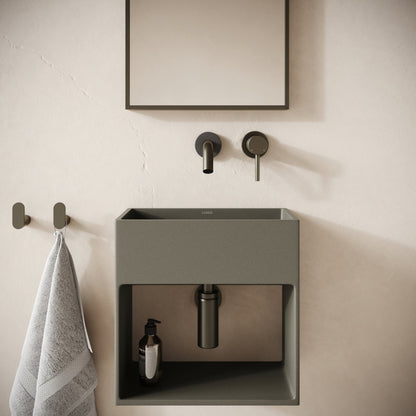 Esposa Oyster Concrete Wall Hung Basin 400mm