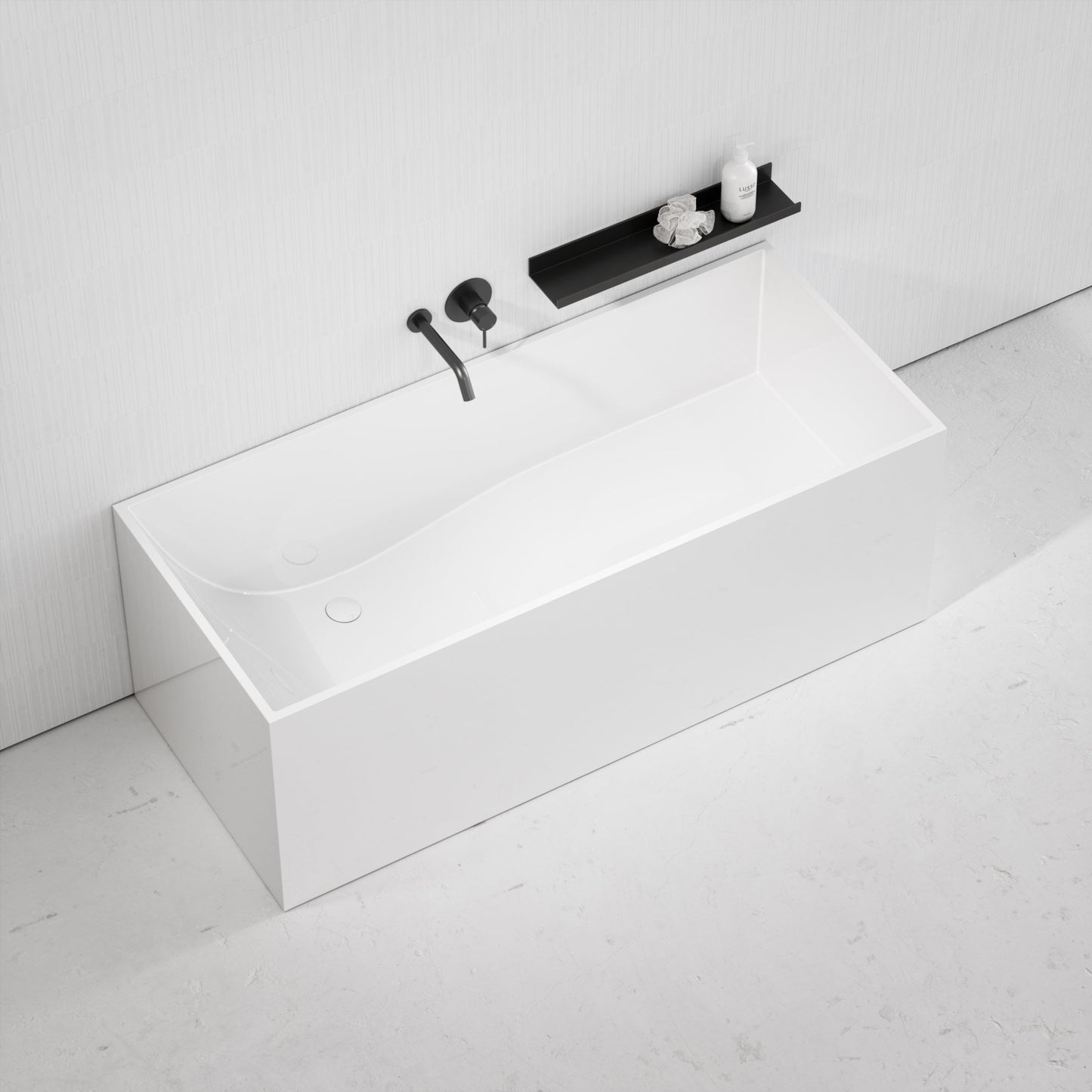 Ethos Mini Freestanding Stone Bath 1580mm