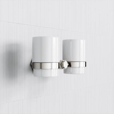 Eton Polished Nickel Double Tumbler
