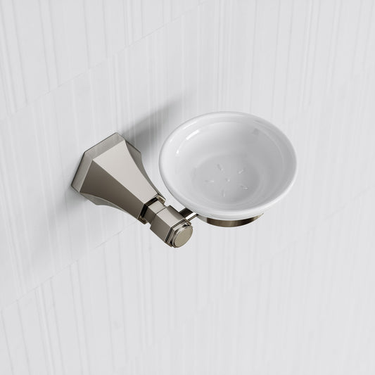 Eton Polished Nickel Soap Dish