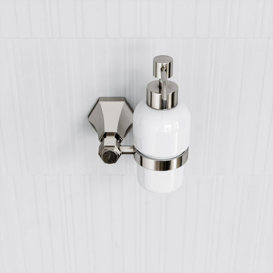 Eton Polished Nickel Wall Mounted Soap Dispenser