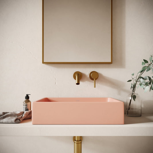 Formata Blush Concrete Countertop Basin 496mm