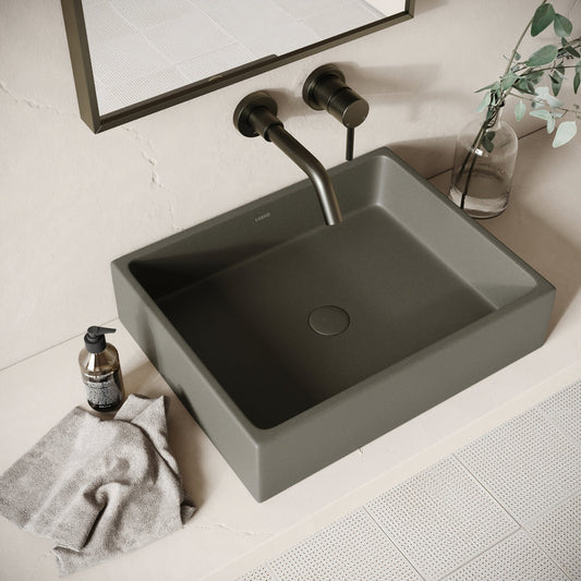 Formata Oyster Concrete Countertop Basin 496mm
