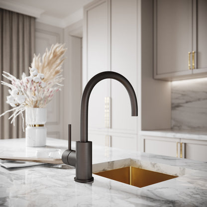 Giro Single Lever Kitchen Mixer Tap Deep Bronze