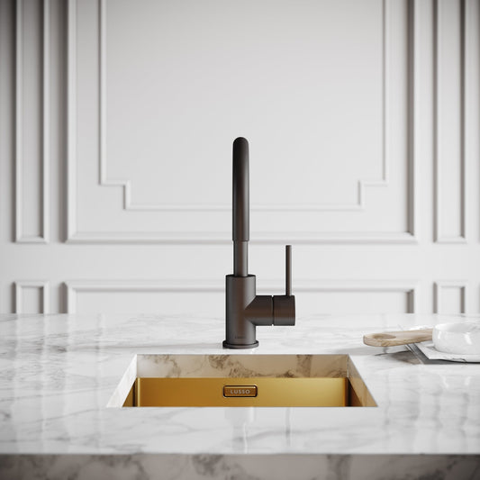 Giro Single Lever Kitchen Mixer Tap Deep Bronze