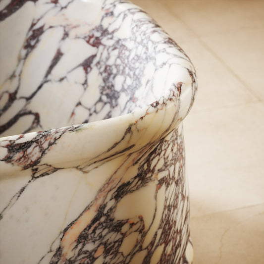 Grandeur Calacatta Viola Marble Freestanding Bath 1780mm