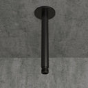 Gunmetal Ceiling Mount Shower Arm Black 200mm