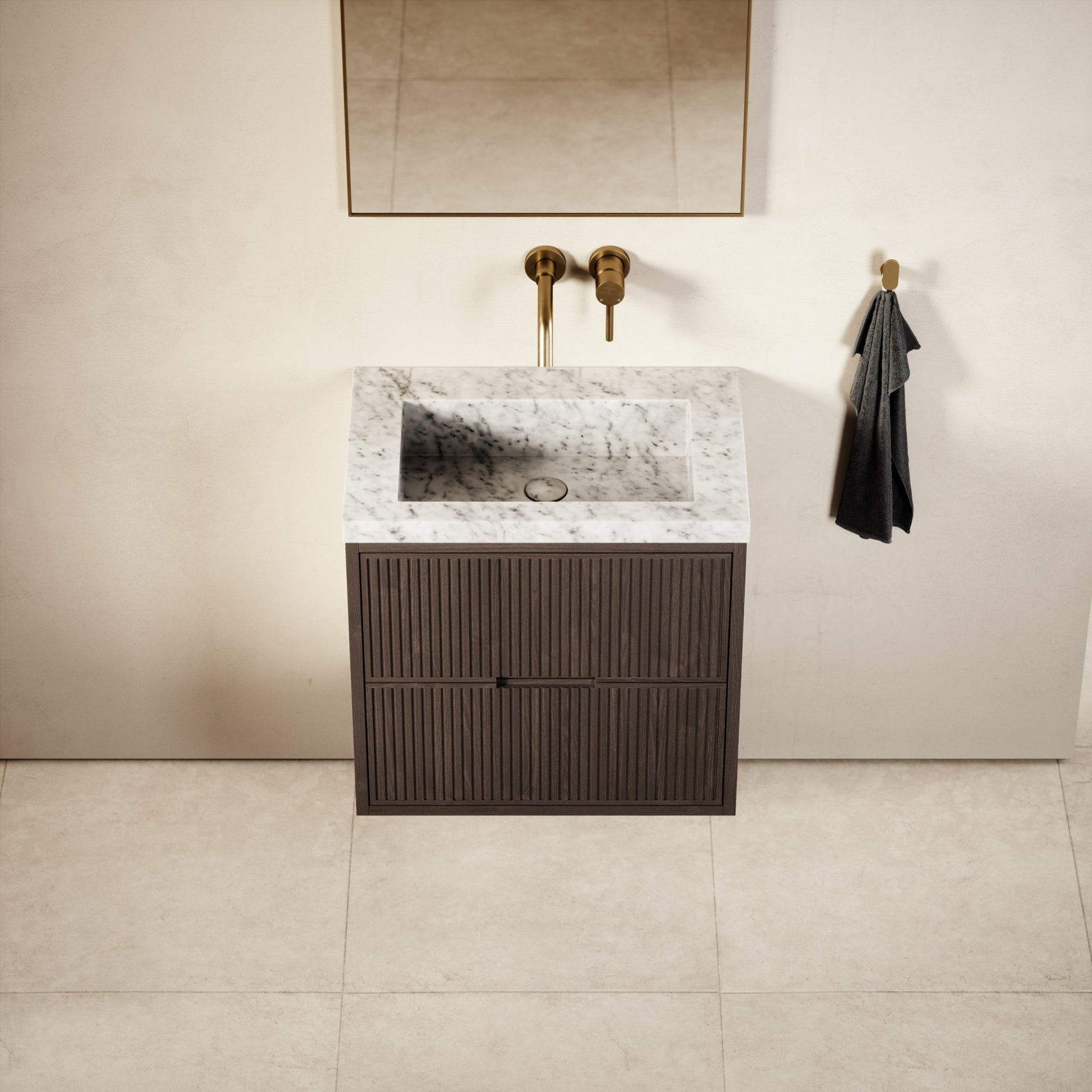 Harrington Grey Oak Vanity Unit 600-1200mm