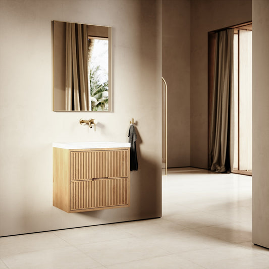 Harrington Natural Oak Vanity Unit 600-1200mm