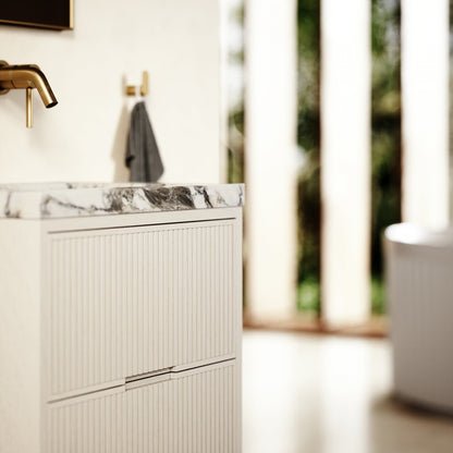 Harrington Velvet Beige Vanity Unit 600-1200mm