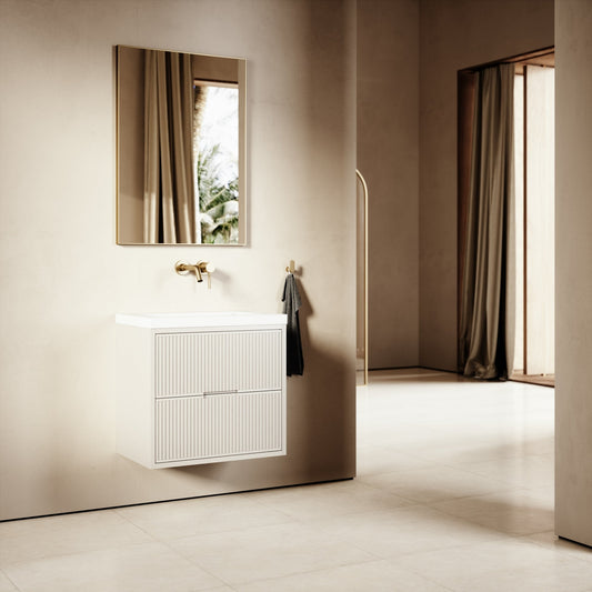 Harrington Velvet Beige Vanity Unit 600-1200mm